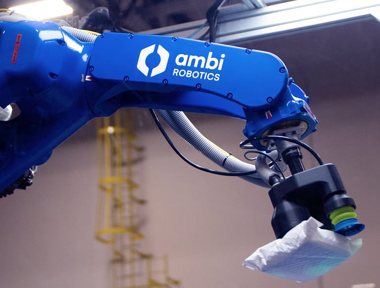 Two Hands for Ambi Robotics - Branding Project - Logo in the wild